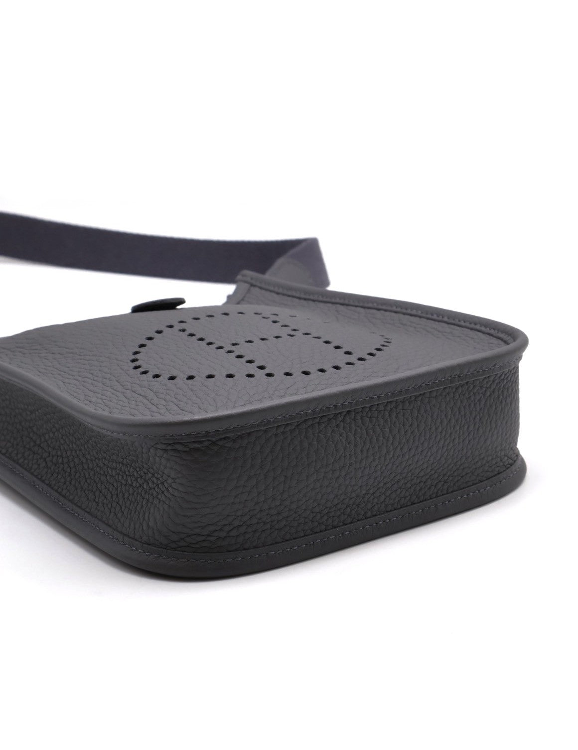 HERMES Mini evelyne - 石板灰銀