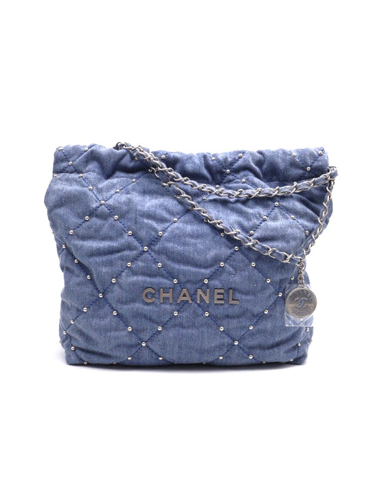 CHANEL 22 Bag - 小號牛仔鉚釘