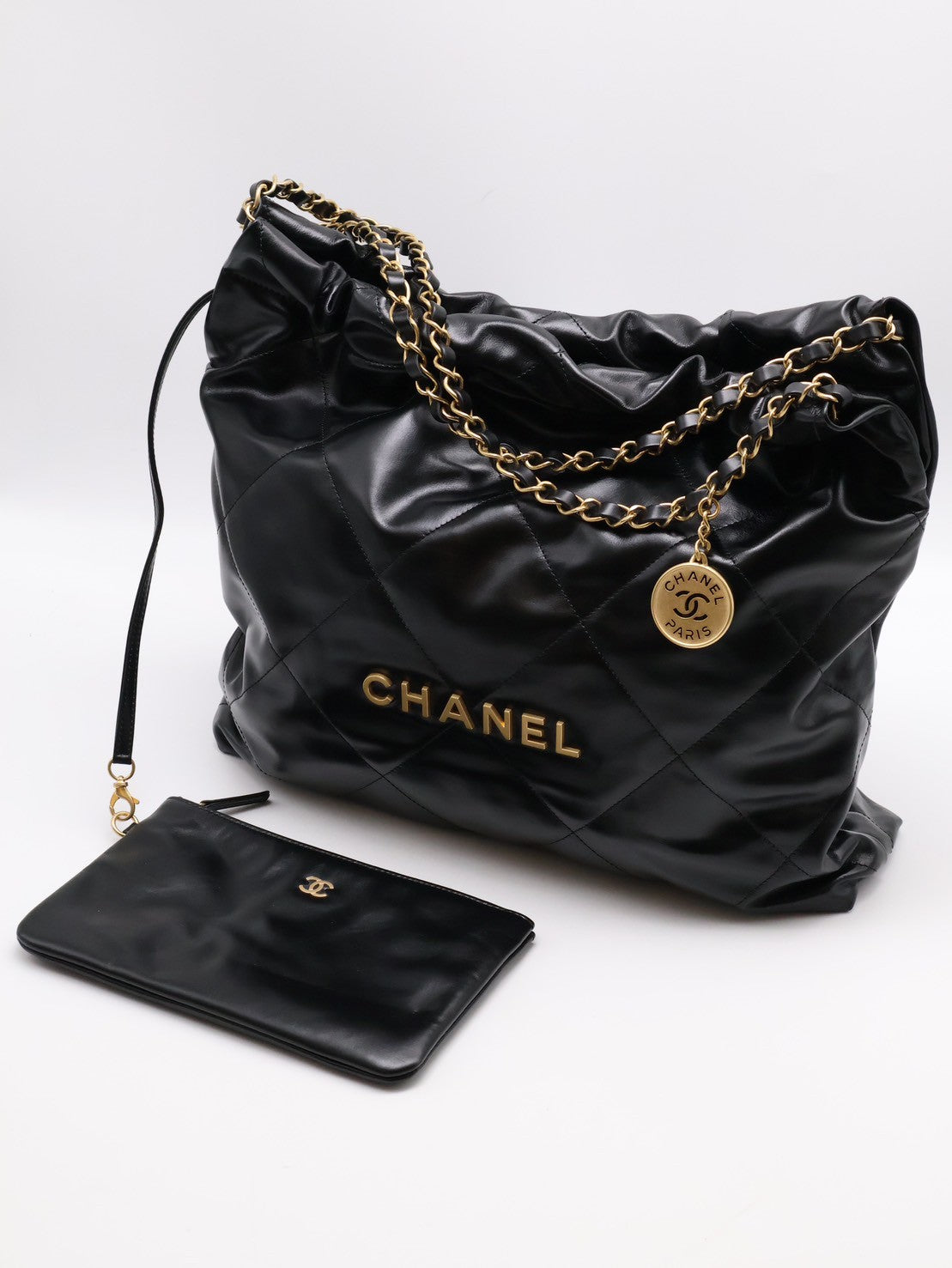 CHANEL 22 Bag - 中號黑金