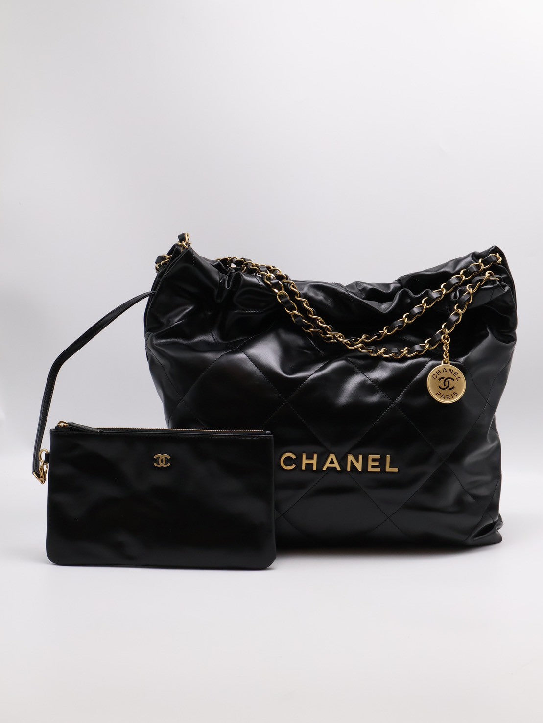 CHANEL 22 Bag - 中號黑金