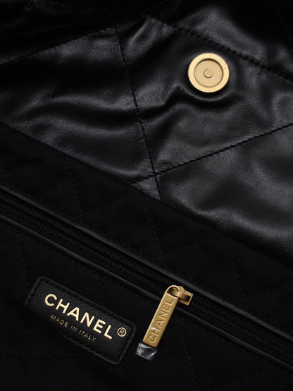 CHANEL 22 Bag - 中號黑金
