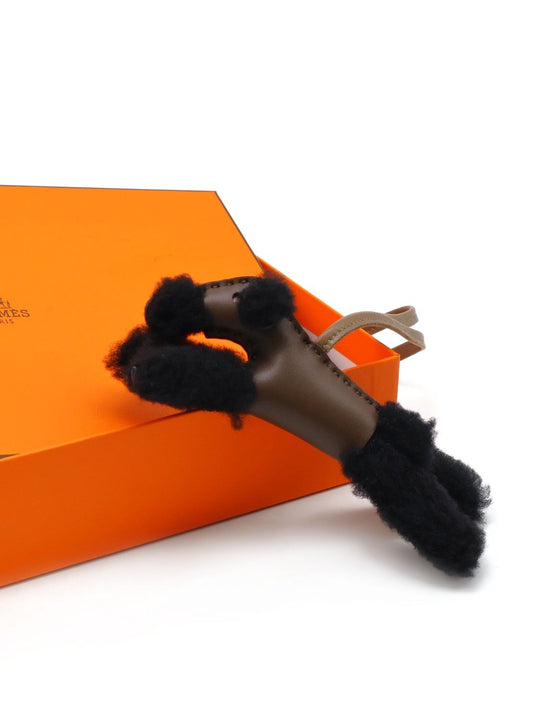 HERMES Budy charm狐狸犬 - 黑 / 巧克力 / 大象灰 W