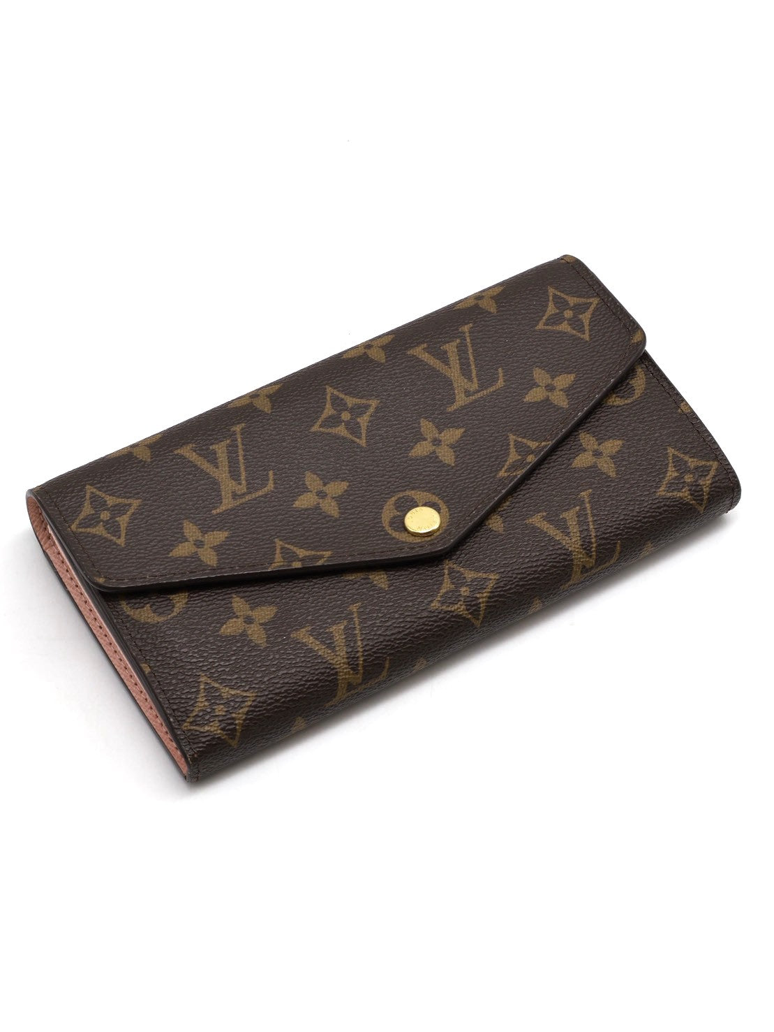 LOUIS VUITTON Sarah翻蓋長夾 - 芭蕾粉