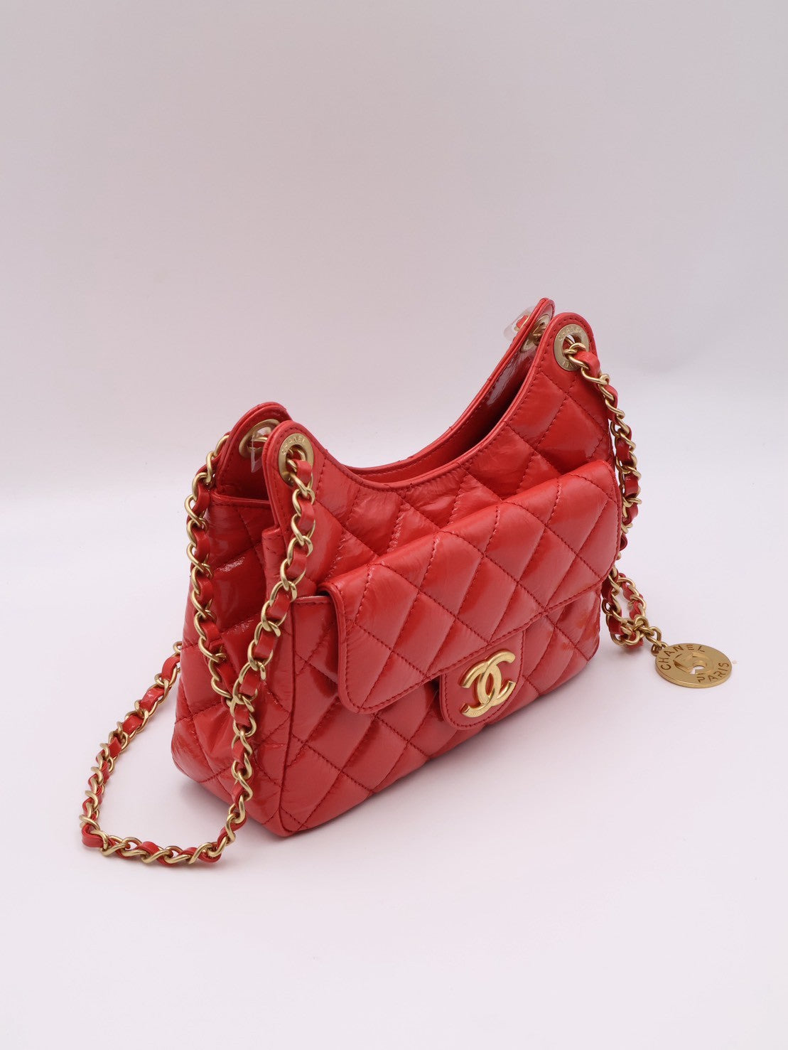 CHANEL 23C天貓精靈 - 小號橘紅金
