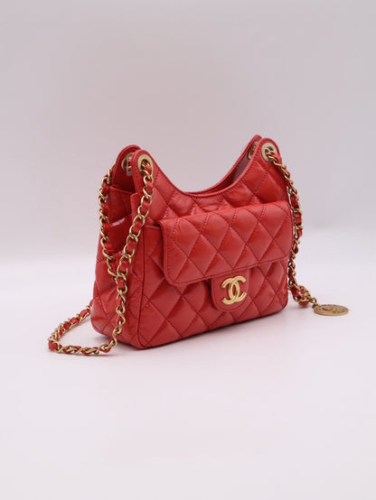 CHANEL 23C天貓精靈 - 小號橘紅金