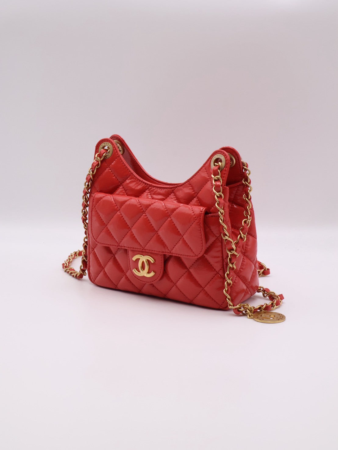CHANEL 23C天貓精靈 - 小號橘紅金
