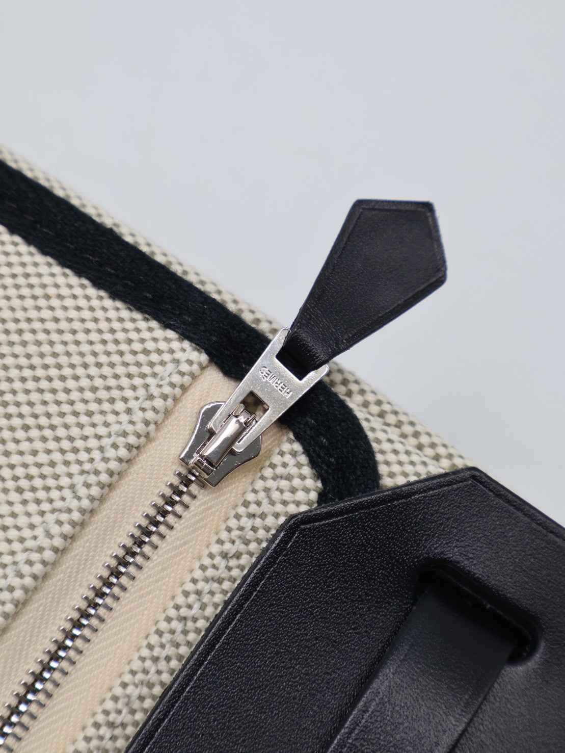 HERMES Herbag Zip 20 - Noir 89 黑銀 K