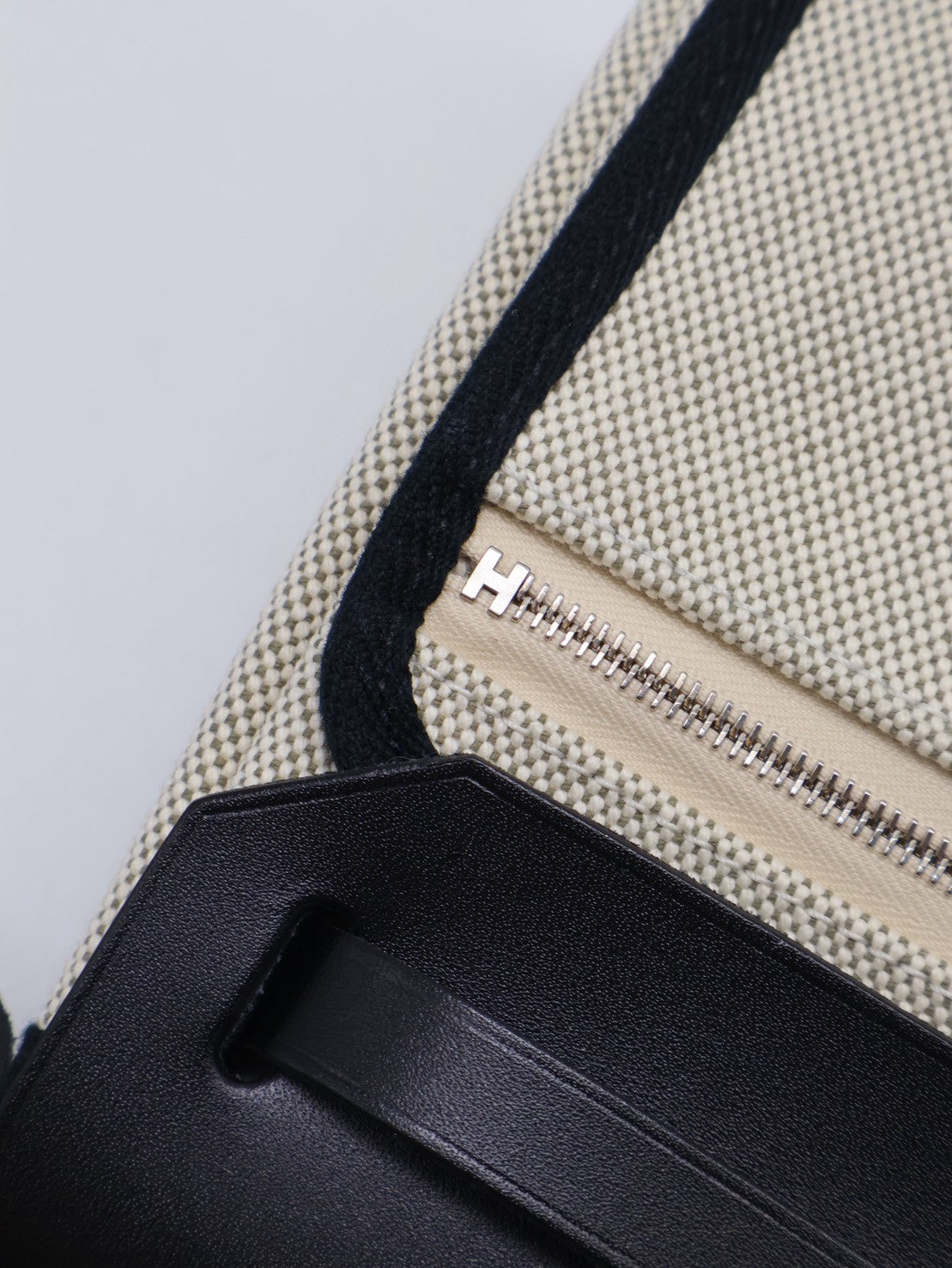 HERMES Herbag Zip 20 - Noir 89 黑銀 K