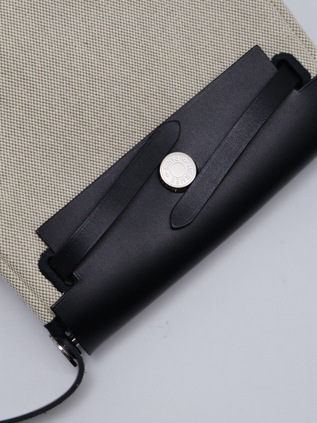 HERMES Herbag Zip 20 - Noir 89 黑銀 K