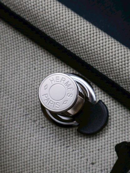 HERMES Herbag Zip 20 - Noir 89 黑銀 K
