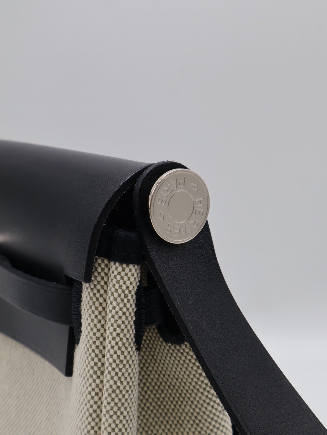 HERMES Herbag Zip 20 - Noir 89 黑銀 K