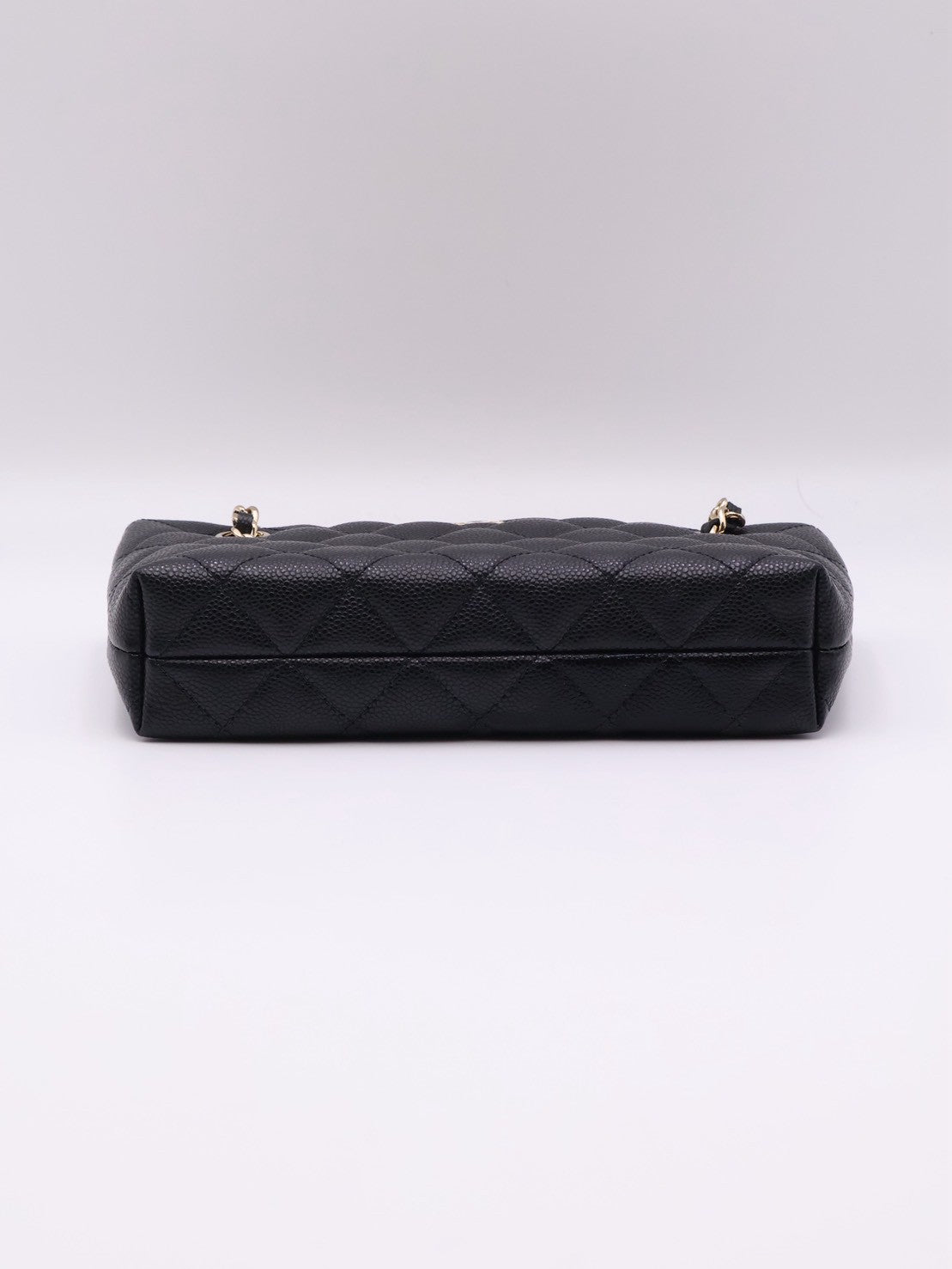 CHANEL 25B粒面牛皮Mini Totoe - 黑金