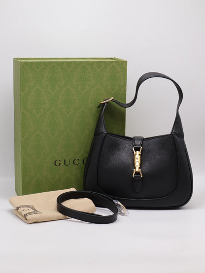 GUCCI Jackie 1961單肩包 - 中號黑