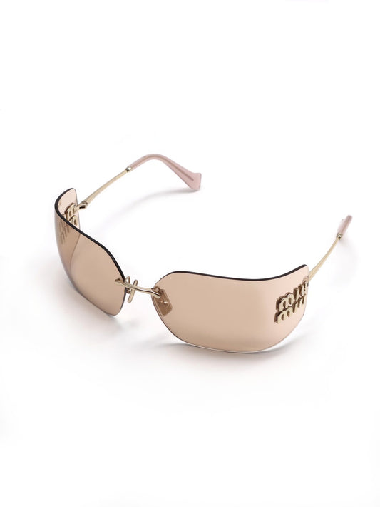 Miu Miu Runway太陽眼鏡 - 54Y玫瑰金