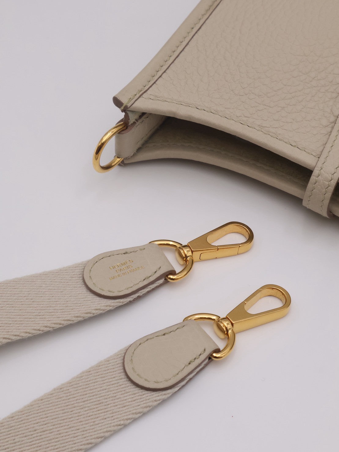 HERMES Mini Evelyne - Beton 8L 冰川白金 U