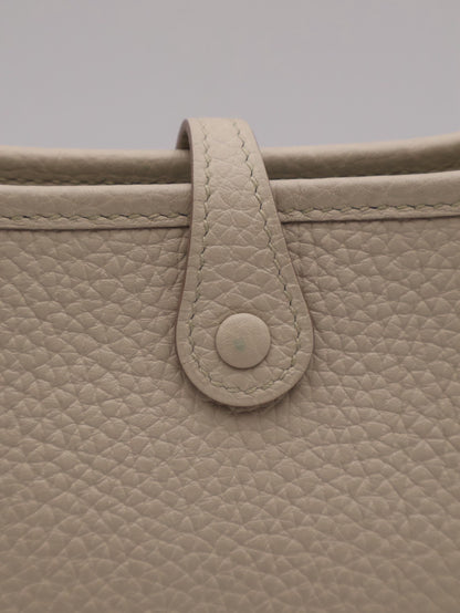 HERMES Mini Evelyne - Beton 8L 冰川白金 U