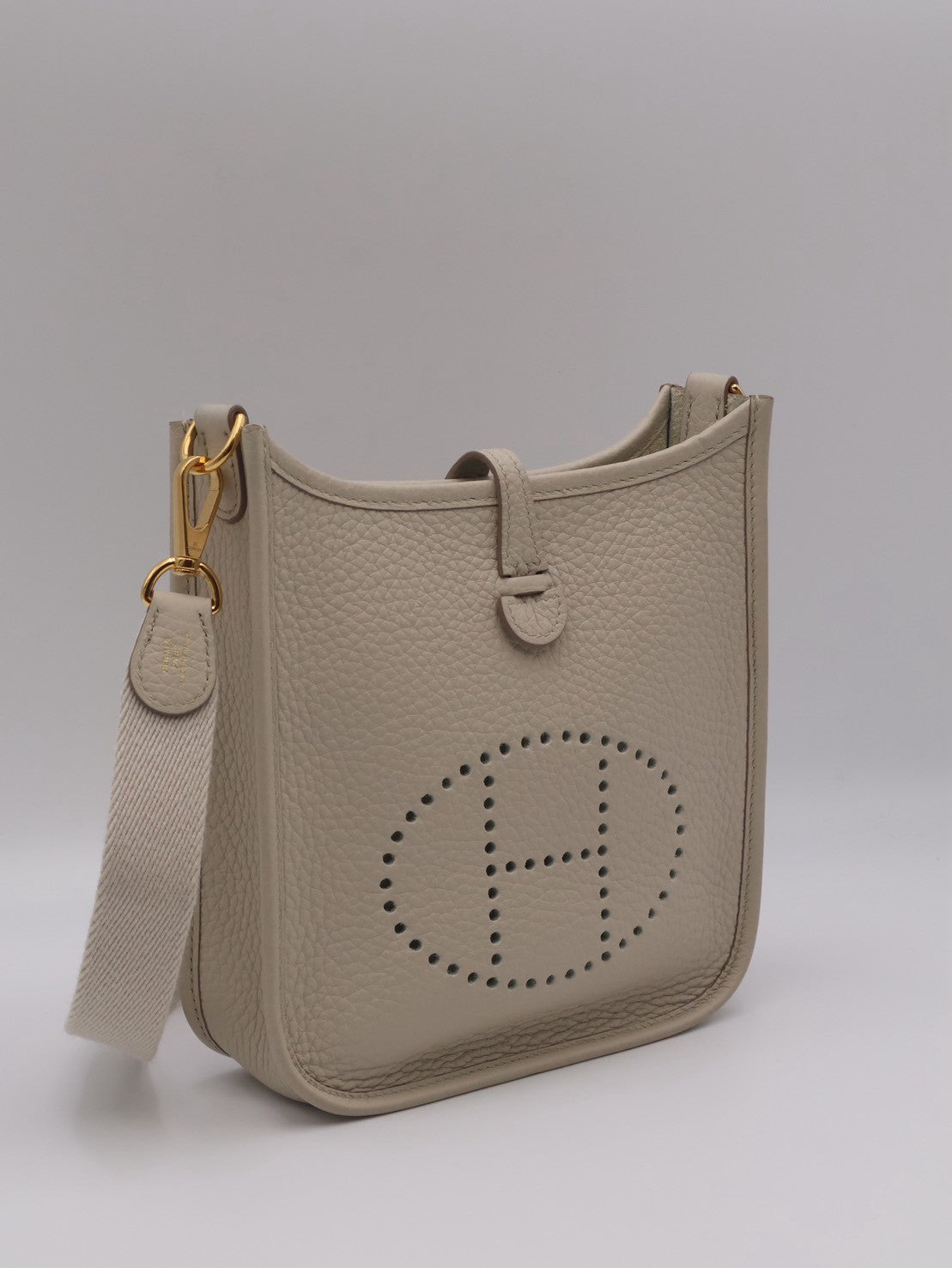 HERMES Mini Evelyne - Beton 8L 冰川白金 U