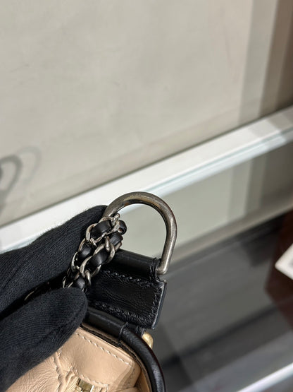 CHANEL 雙鍊條流浪包 - 小號奶茶29開