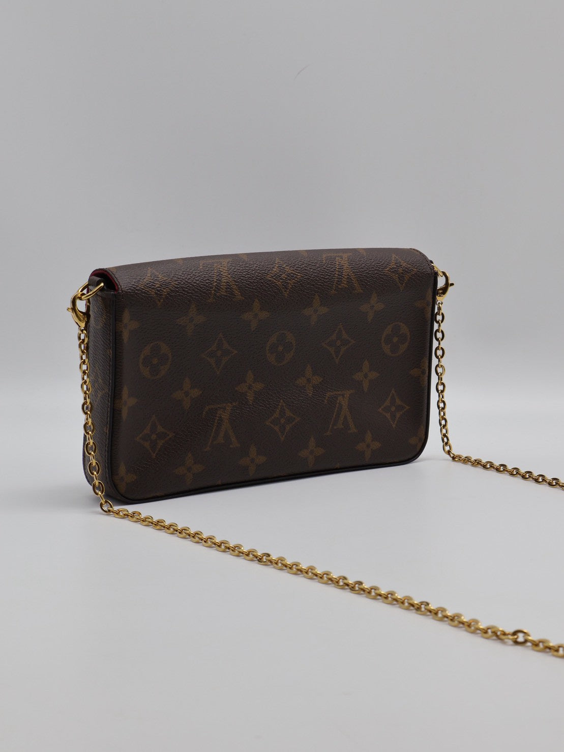 LOUIS VUITTON 經典三合一WOC鍊包 - 玫紅