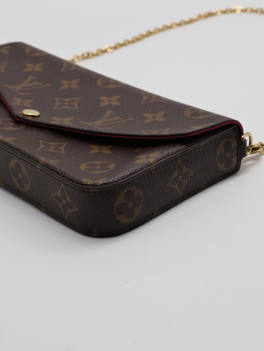 LOUIS VUITTON 經典三合一WOC鍊包 - 玫紅