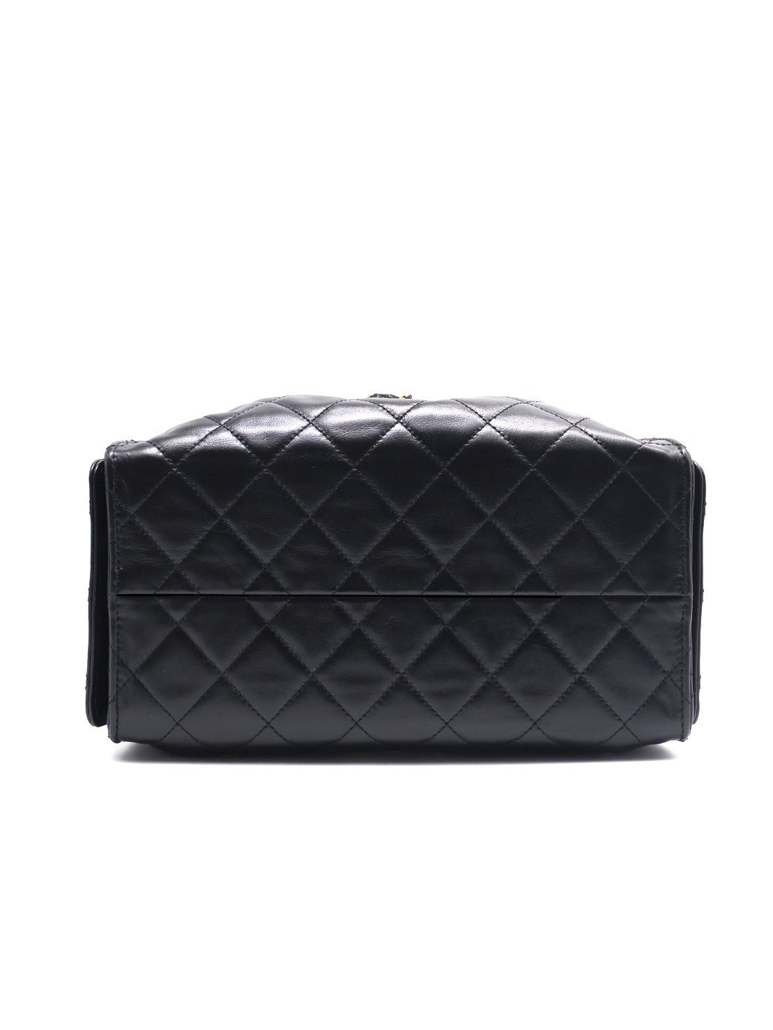 CHANEL 25 Hobo bag - 皺褶小牛皮小號黑金