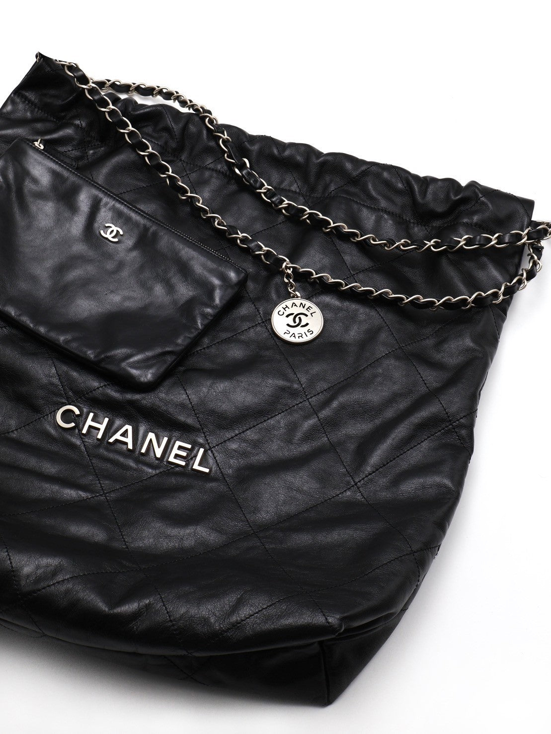 CHANEL 22 Bag - 大號黑銀