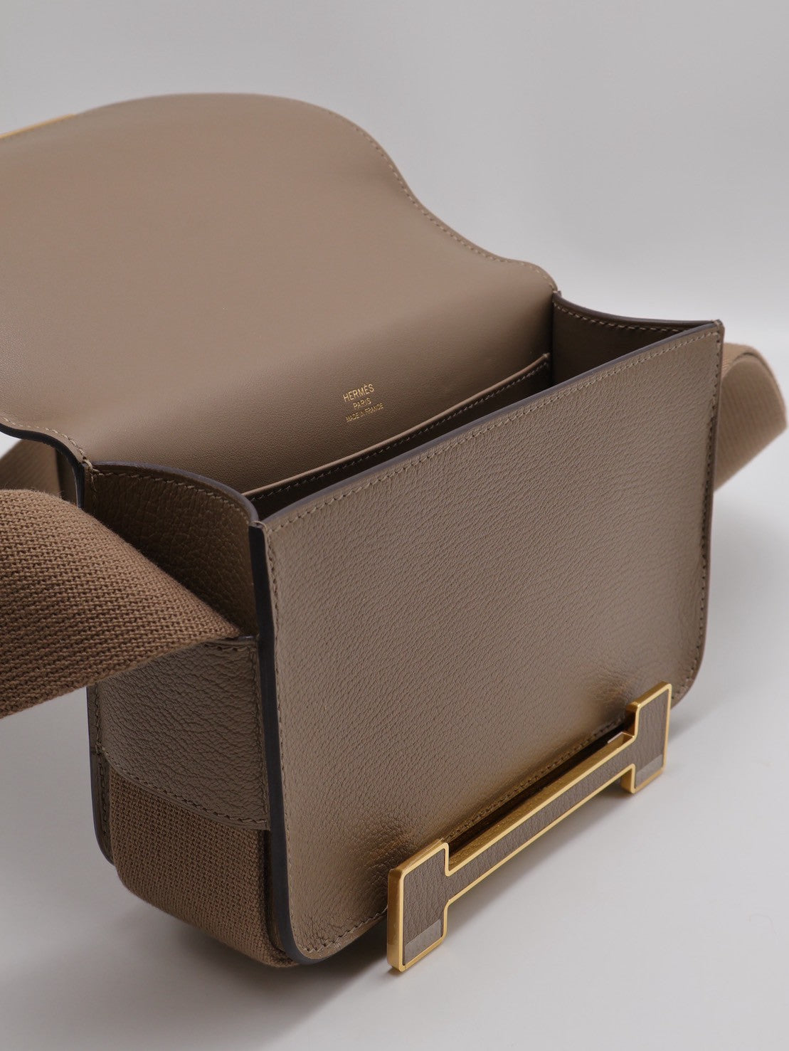 HERMES Geta 木屐包 - Etoupe 18 大象灰金 B