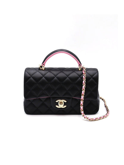CHANEL 23P Handle Mini CF20 - 黑粉金