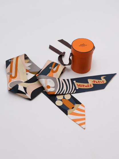 HERMES Parade en Fanfare盛大遊行Twilly - 白馬