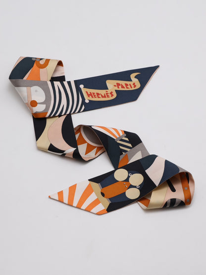 HERMES Parade en Fanfare盛大遊行Twilly - 白馬