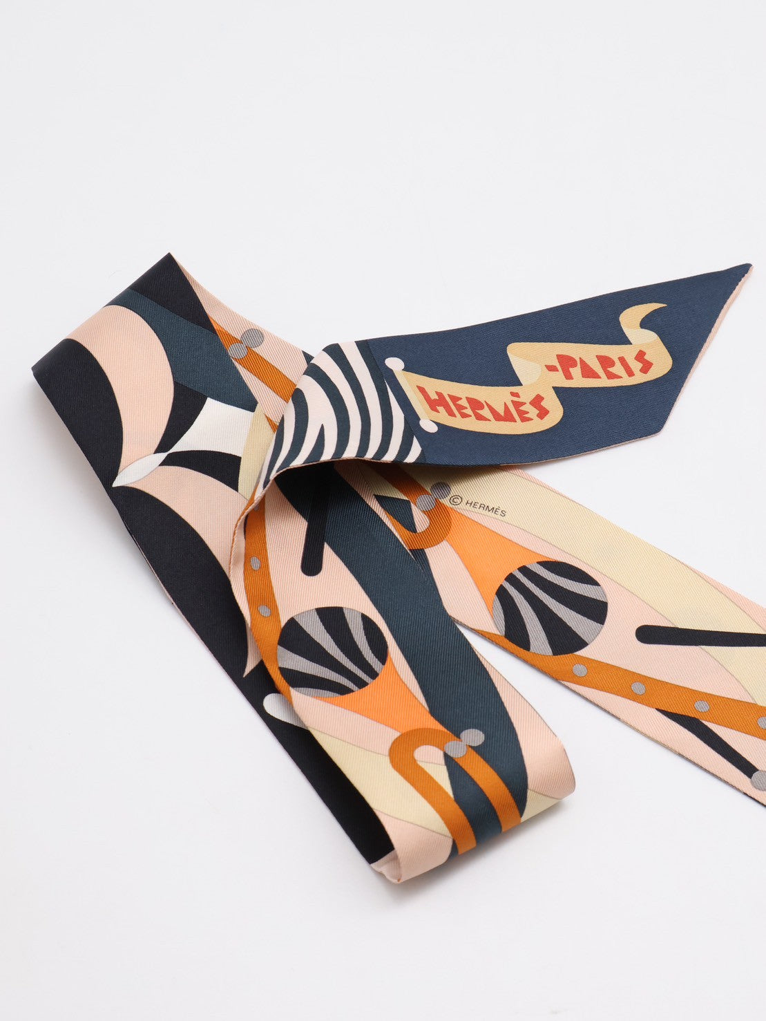 HERMES Parade en Fanfare盛大遊行Twilly - 白馬