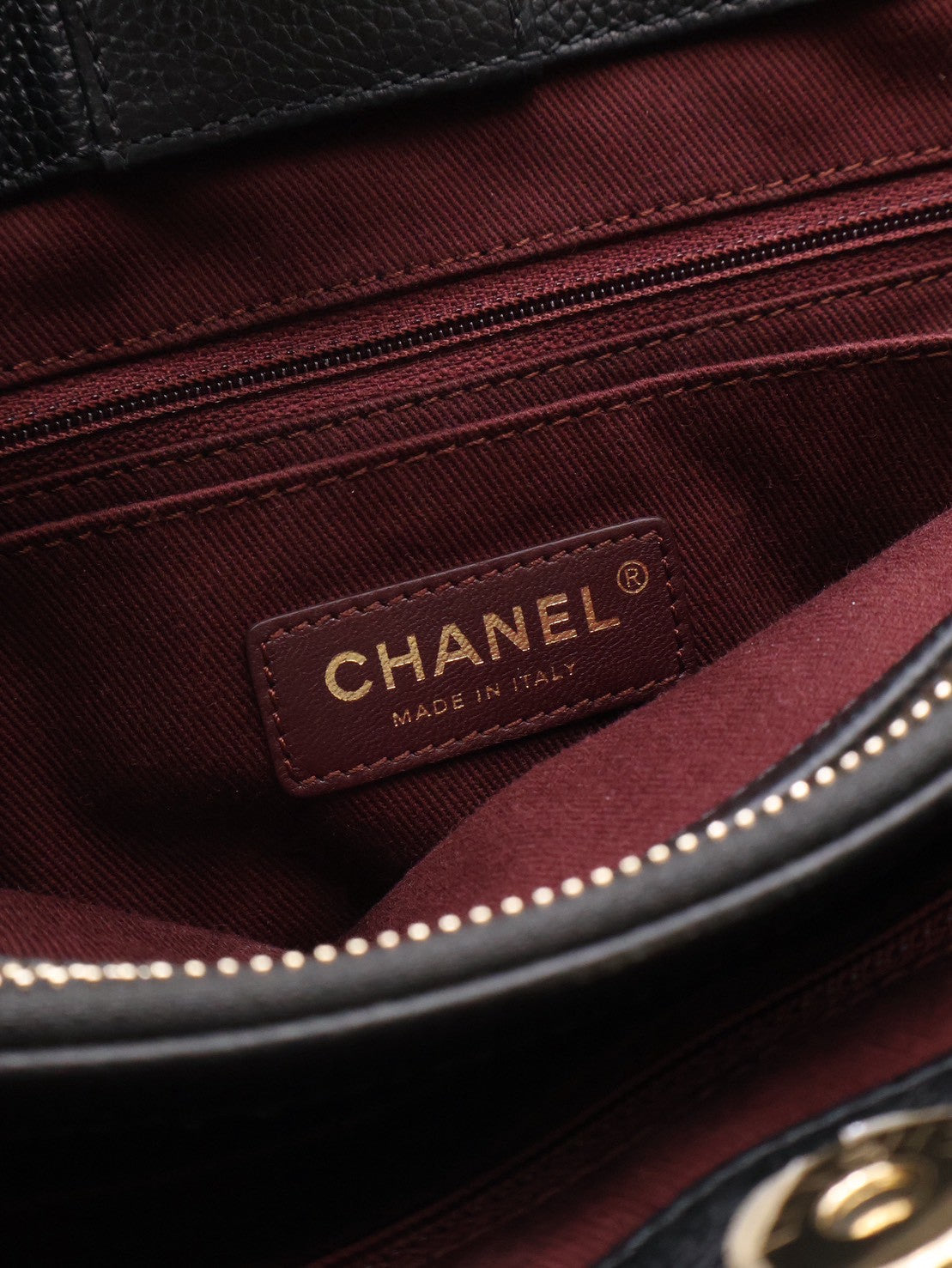 CHANEL 復古手提公事包 - 黑金23開