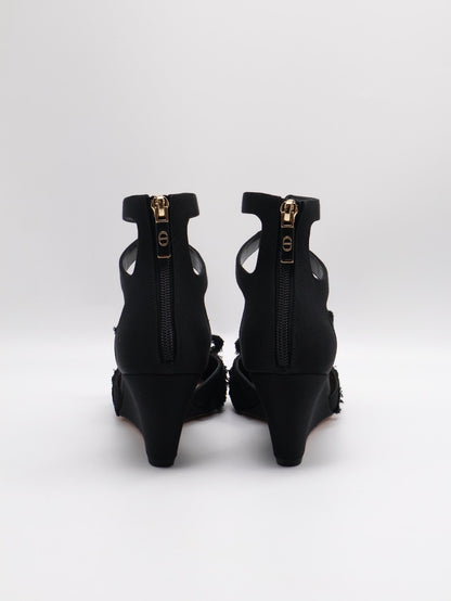 DIOR Adiorable尖頭楔型跟鞋 - 黑 36