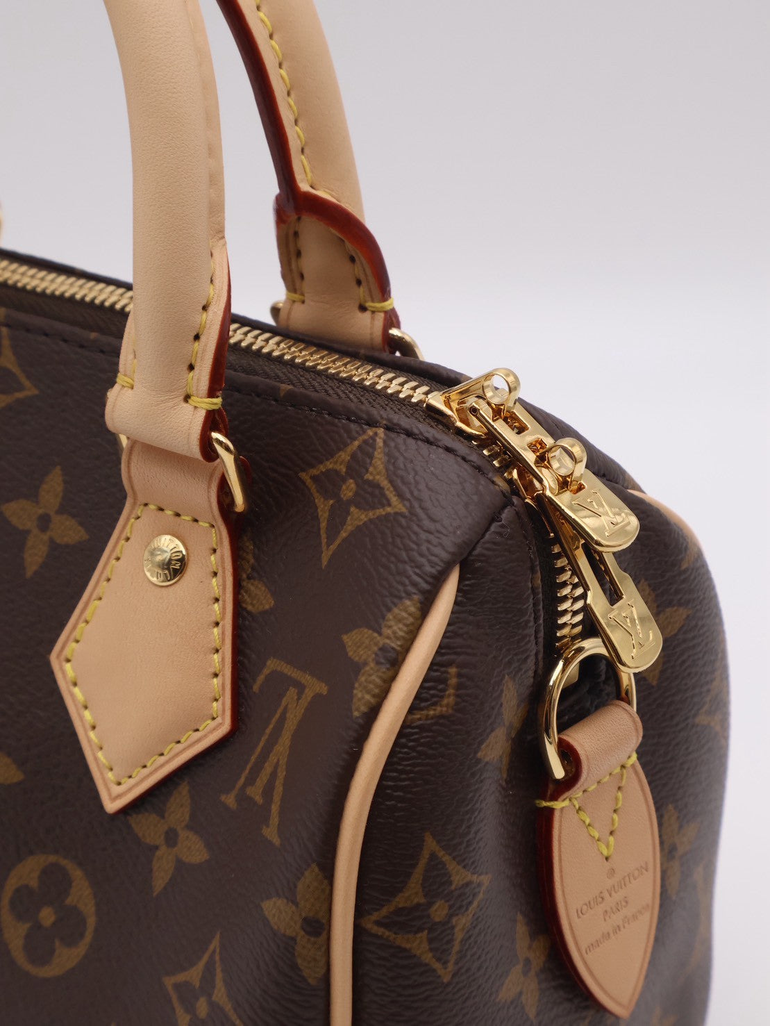 LOUIS VUITTON Speedy Bandouliere 20 - 黑邊背帶