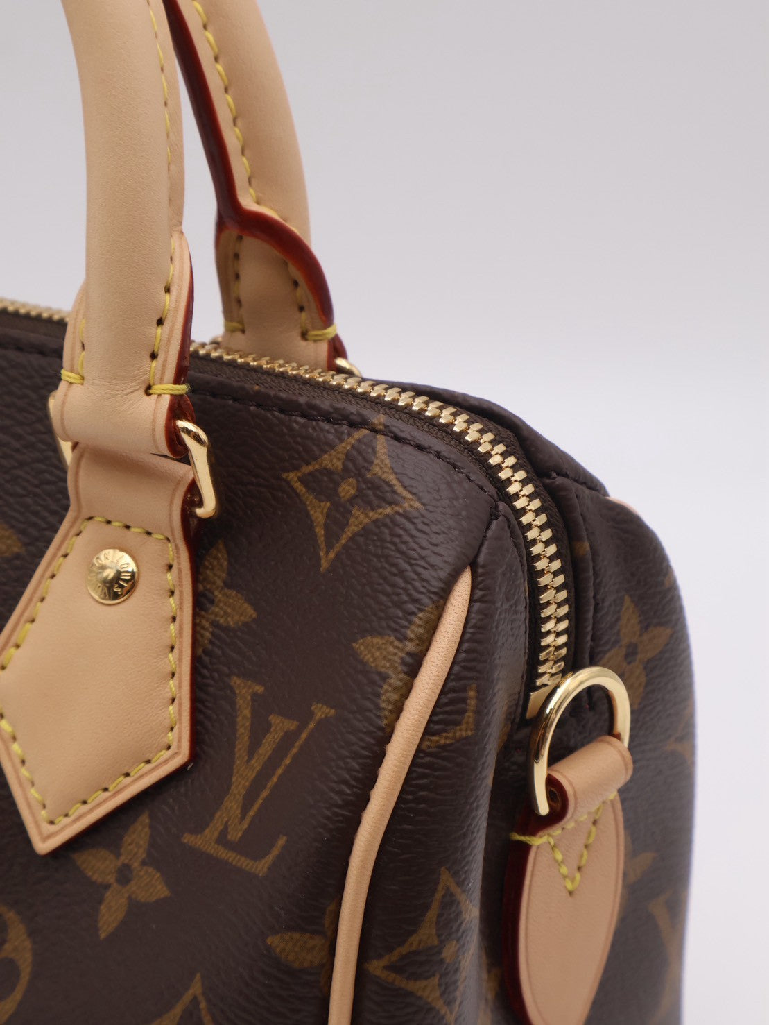 LOUIS VUITTON Speedy Bandouliere 20 - 黑邊背帶