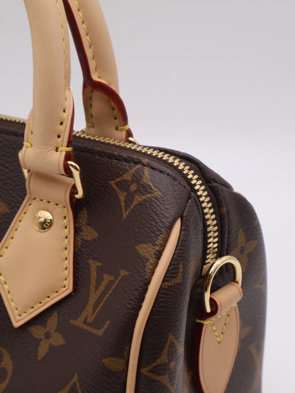 LOUIS VUITTON Speedy Bandouliere 20 - 黑邊背帶