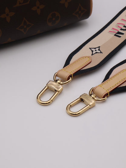 LOUIS VUITTON Speedy Bandouliere 20 - 黑邊背帶