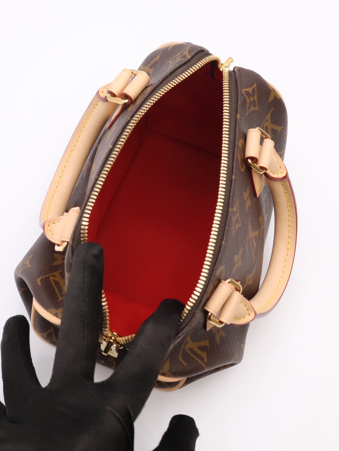 LOUIS VUITTON Speedy Bandouliere 20 - 黑邊背帶