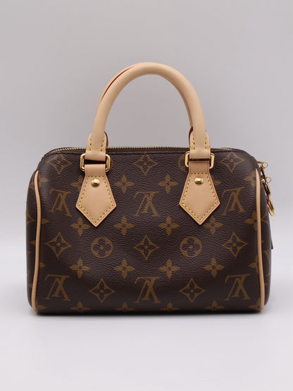 LOUIS VUITTON Speedy Bandouliere 20 - 黑邊背帶