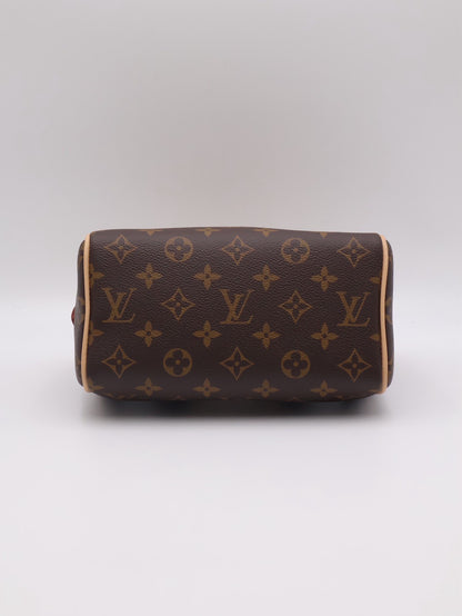 LOUIS VUITTON Speedy Bandouliere 20 - 黑邊背帶