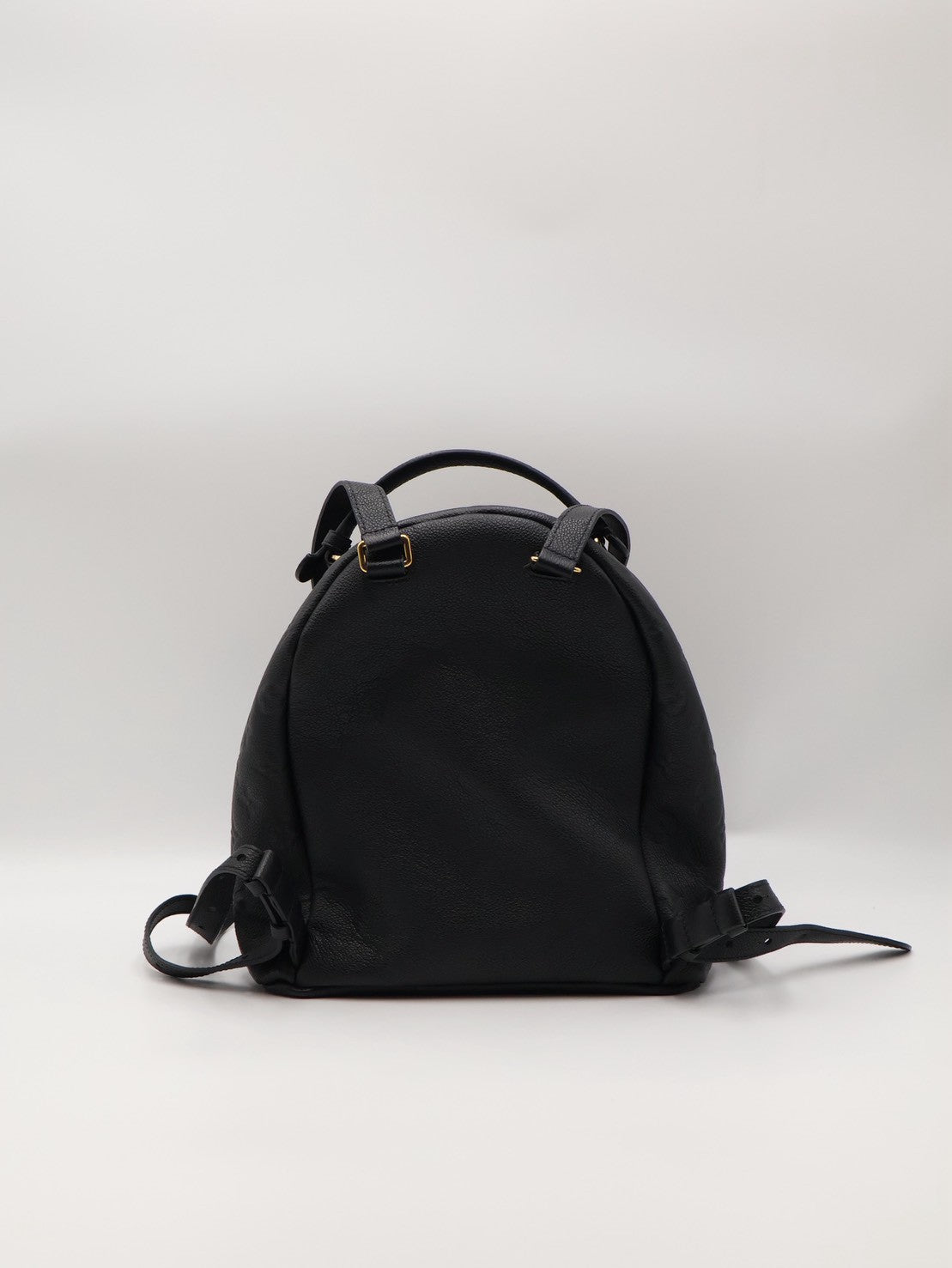 LOUIS VUITTON 壓紋牛皮後背包 - 黑