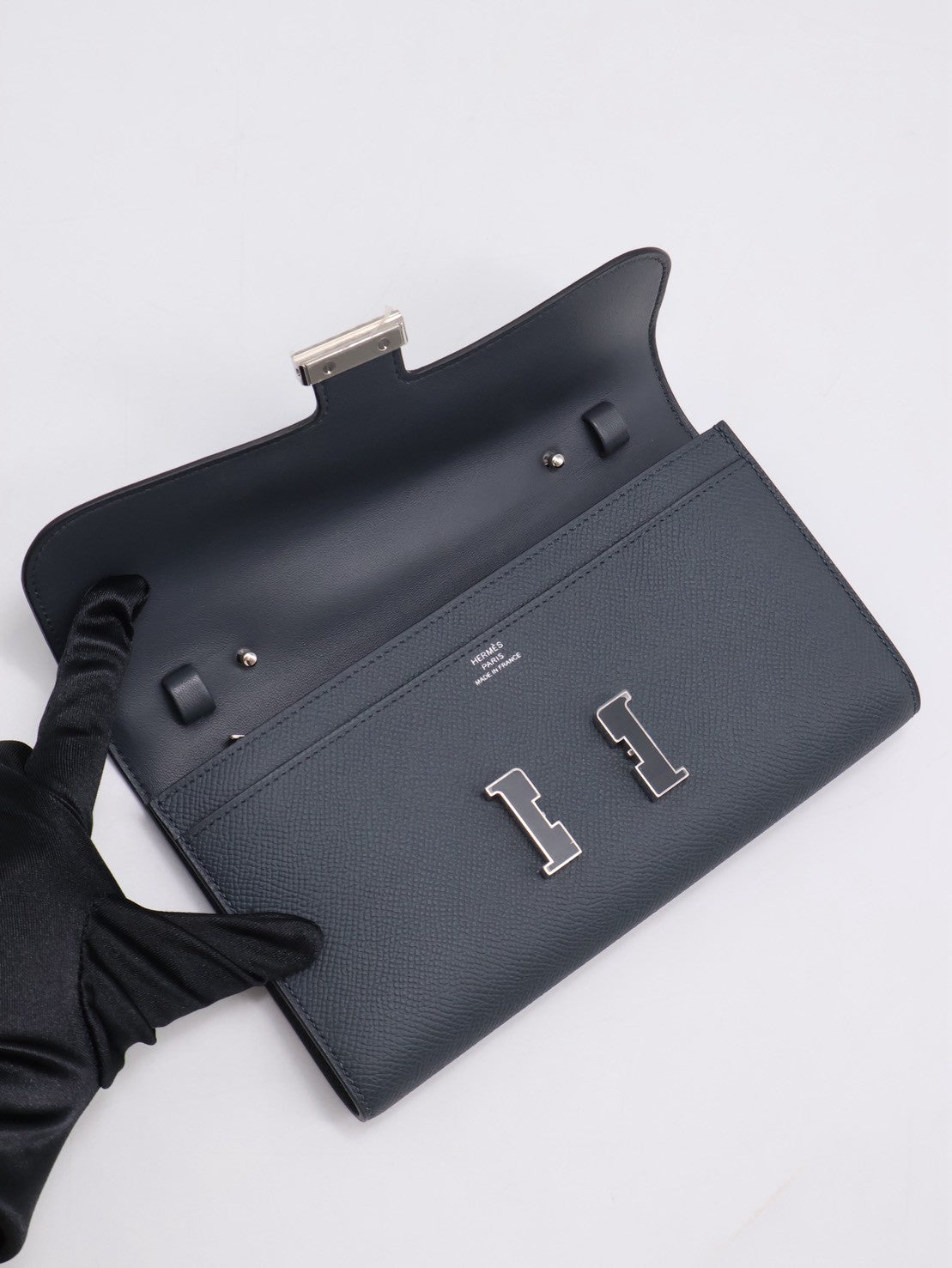 HERMES Constance To Go - Gris Misty H0 霧霾灰琺瑯釦 W