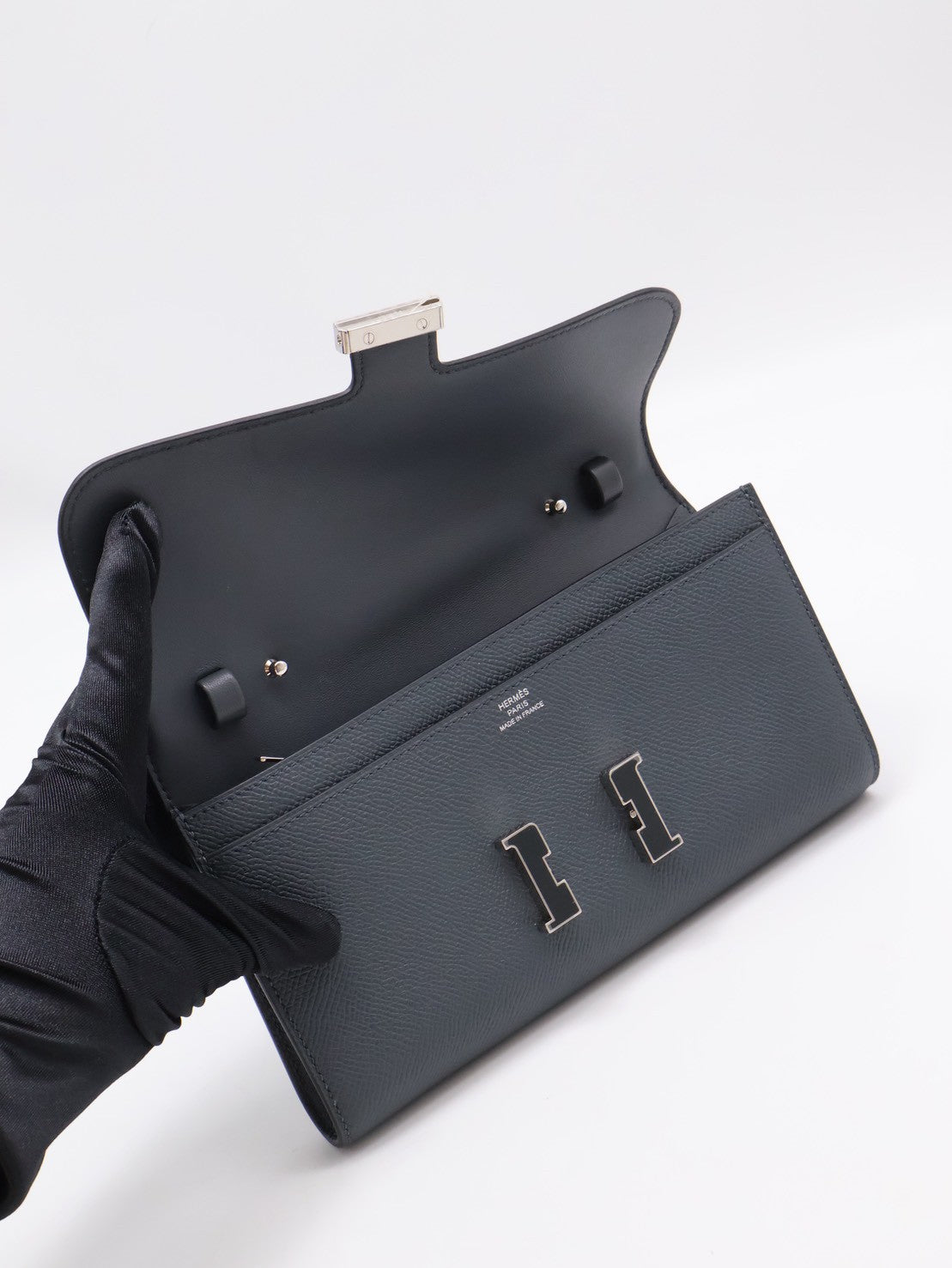 HERMES Constance To Go - Gris Misty H0 霧霾灰琺瑯釦 W