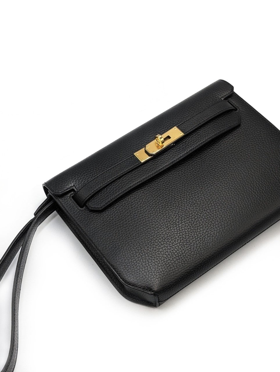 HERMES Kelly depeches 25手包 - 黑金 B