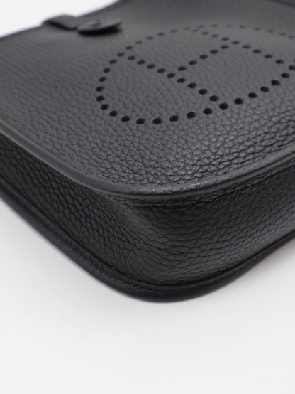 HERMES Mini evelyne - 黑金 B