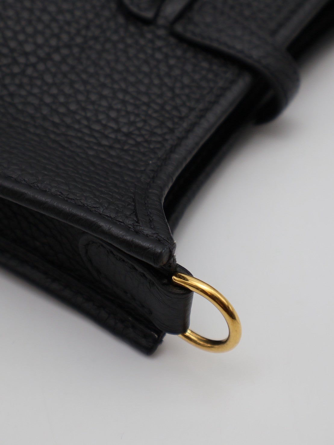 HERMES Mini evelyne - 黑金 B