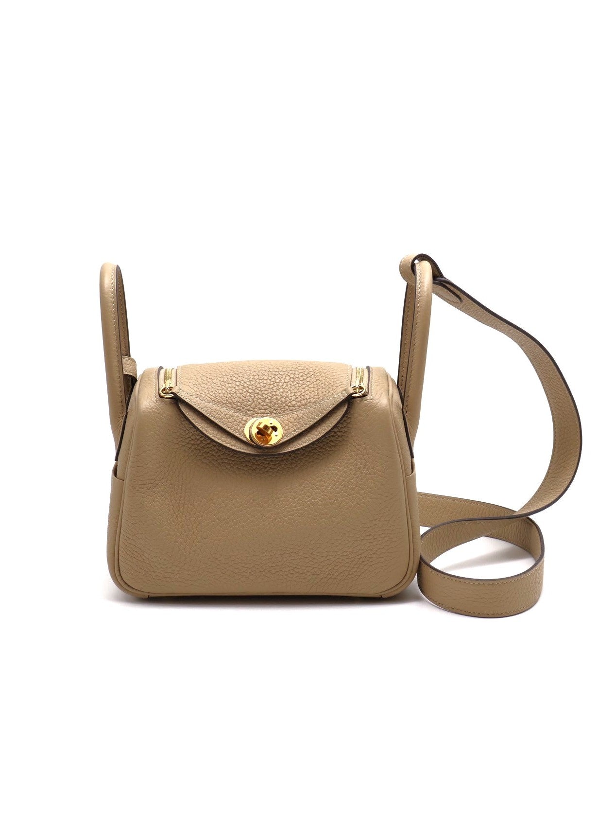 HERMES Mini lindy -  風衣灰金 Z