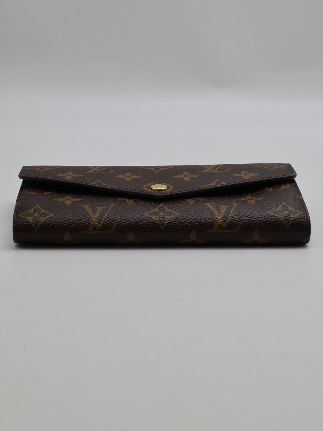 LOUIS VUITTON Sarah翻蓋長夾 - 棕