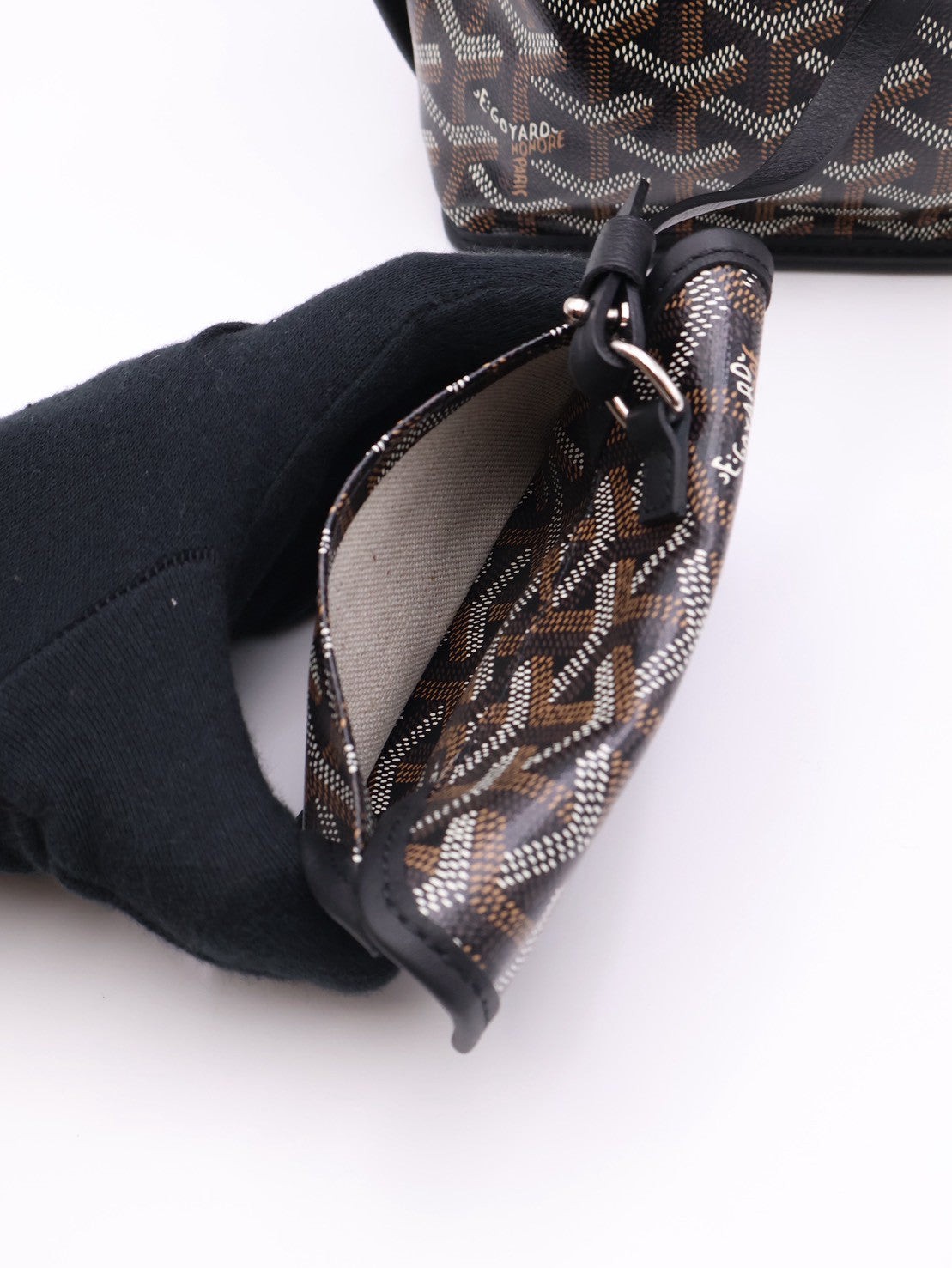 GOYARD 新版Anjou Mini Tote - 黑