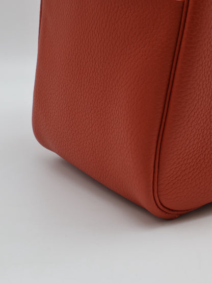 HERMES Lindy 30 - 粉橘 / 蜜桃粉銀 🅁